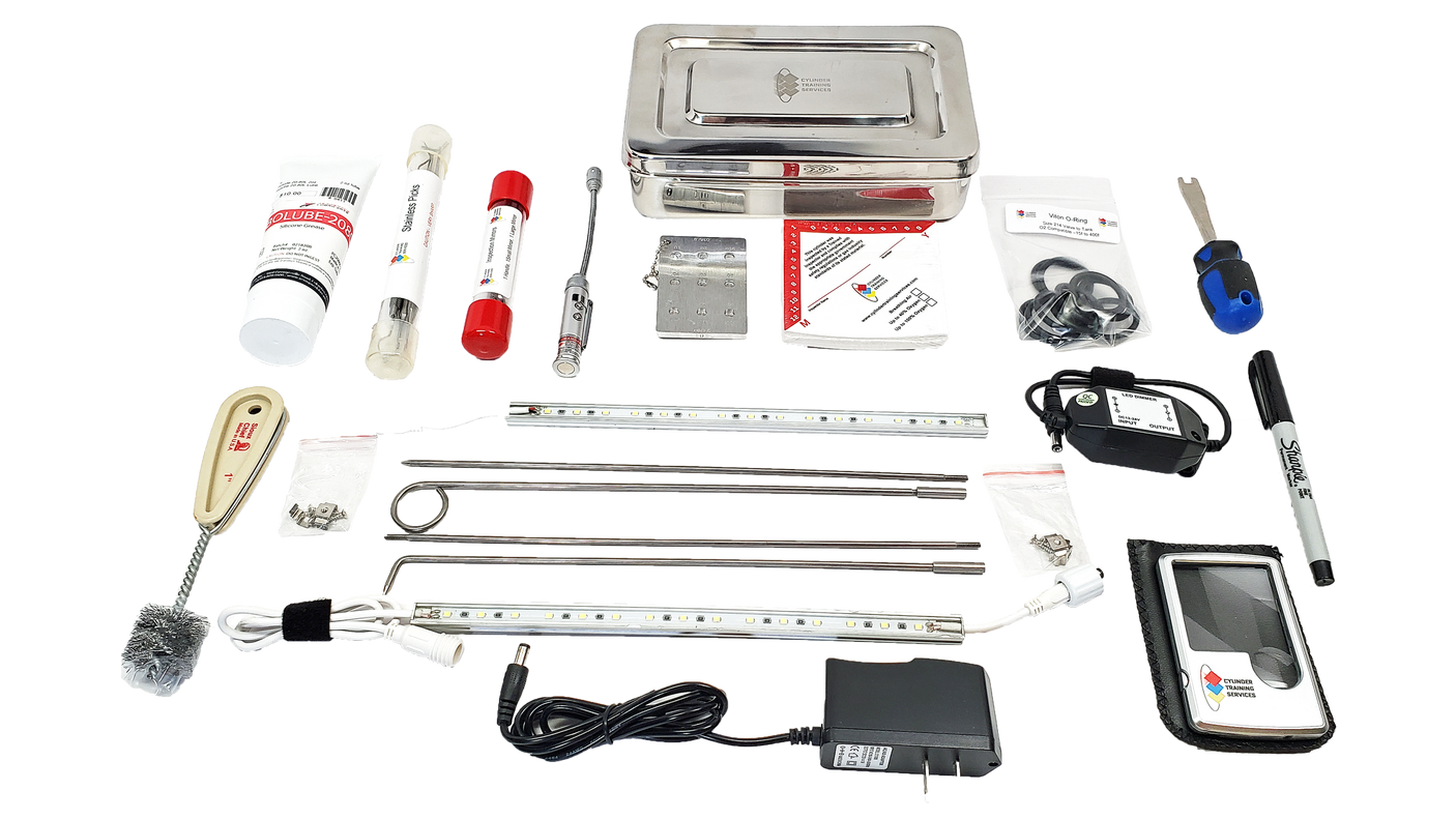 CTS High-Pressure Gas Cylinder Deluxe Inspection Tools Kit