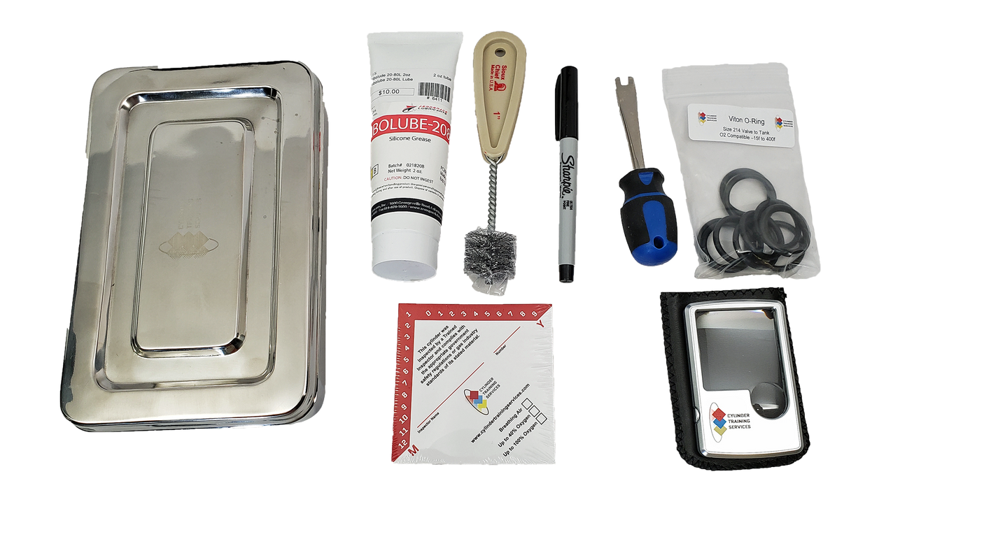 CTS High-Pressure Gas Cylinder Deluxe Inspection Tools Kit