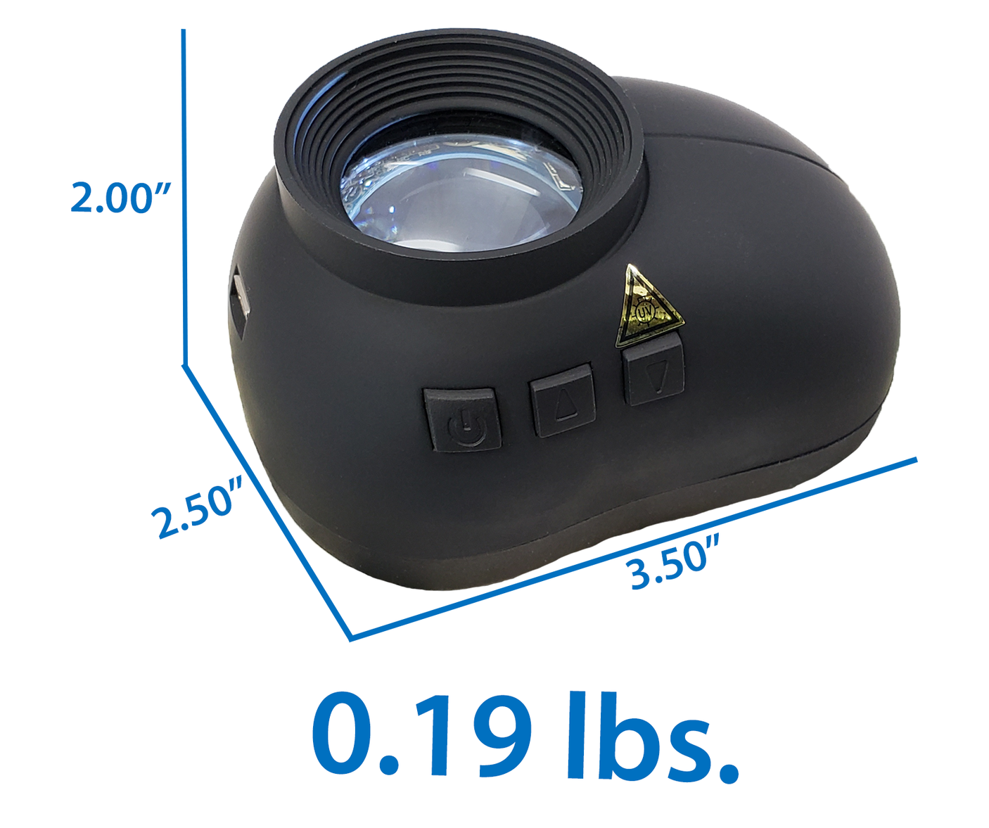 Vividia FM-110 Handheld Forensic Document Examination Magnifier for Professional Examiners 10X Magnification with White / UVA / UVC/ Laser 980nm Lighting