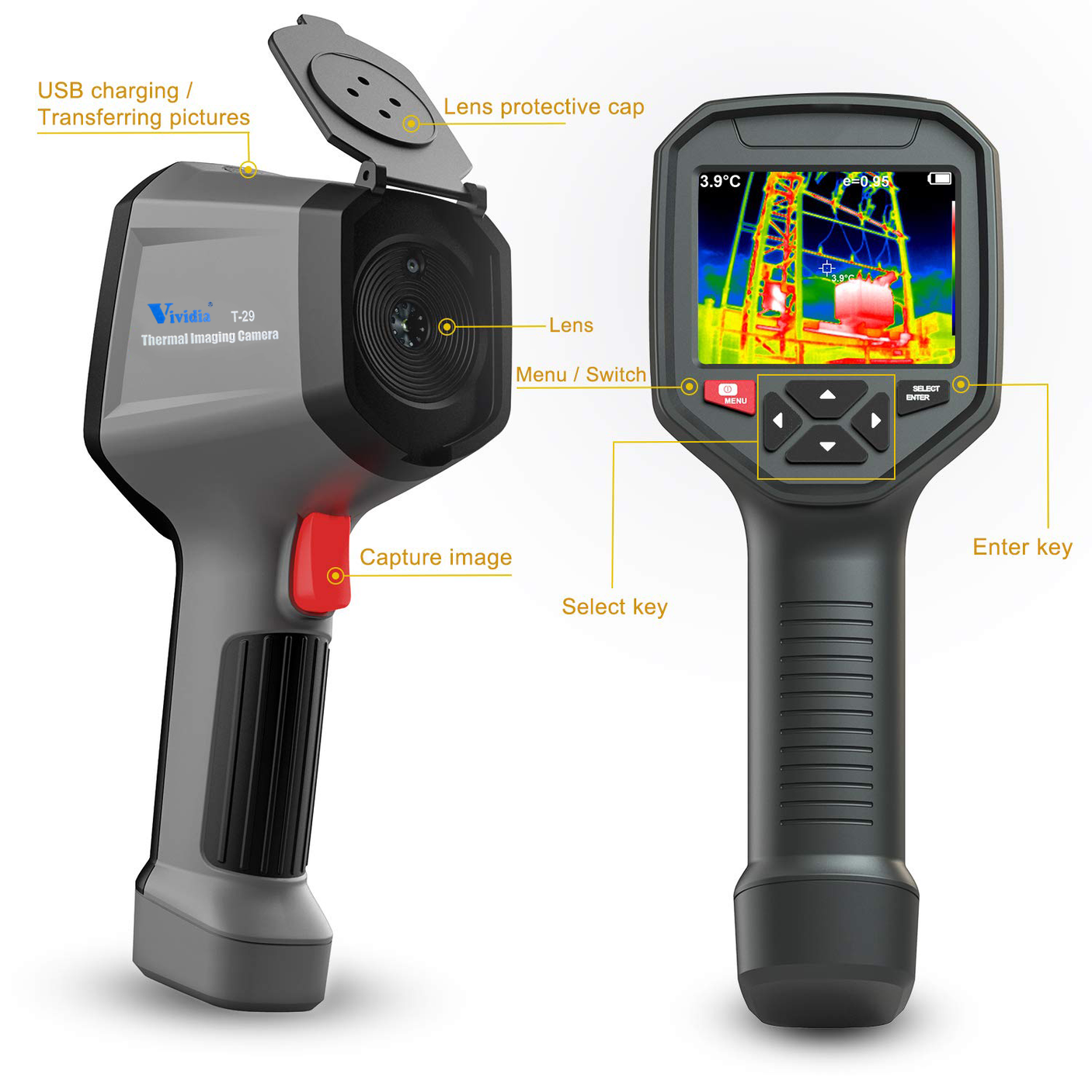 Vividia T-29 Handheld Thermal Imaging Camera