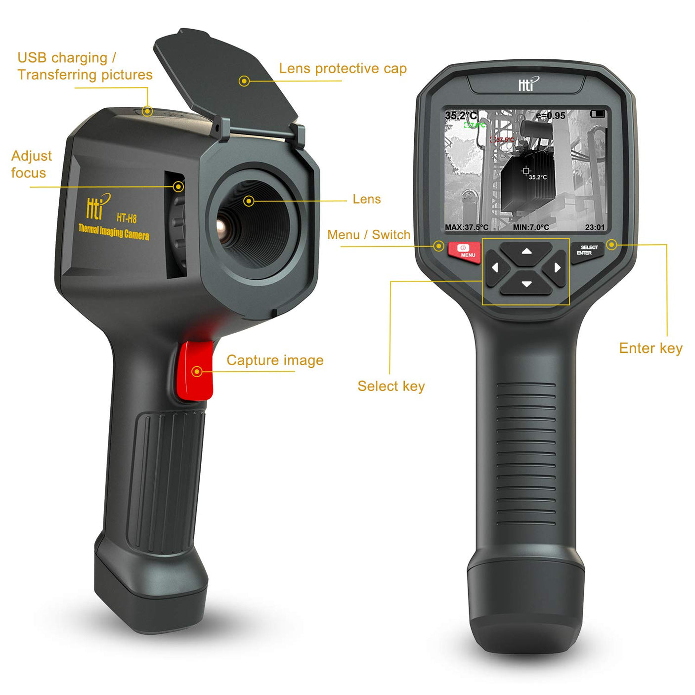 Vividia T-38 Handheld Thermal Imaging Camera