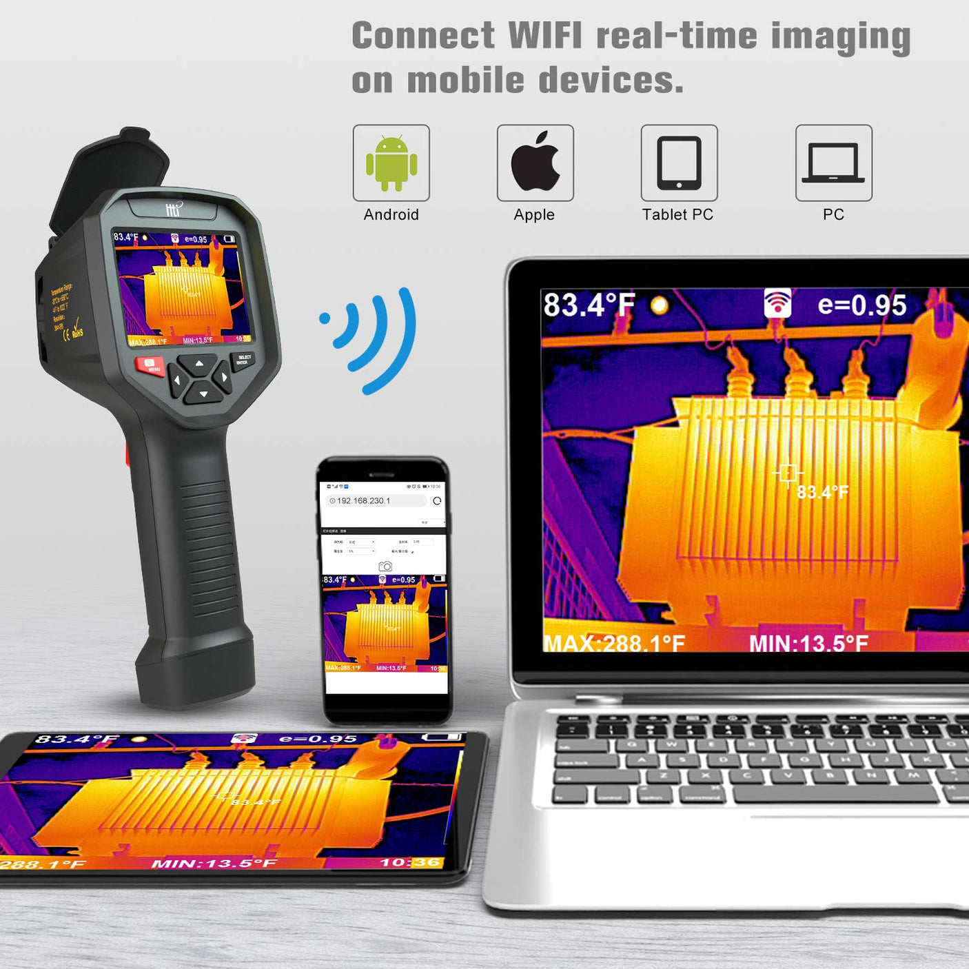 Vividia T-38 Handheld Thermal Imaging Camera