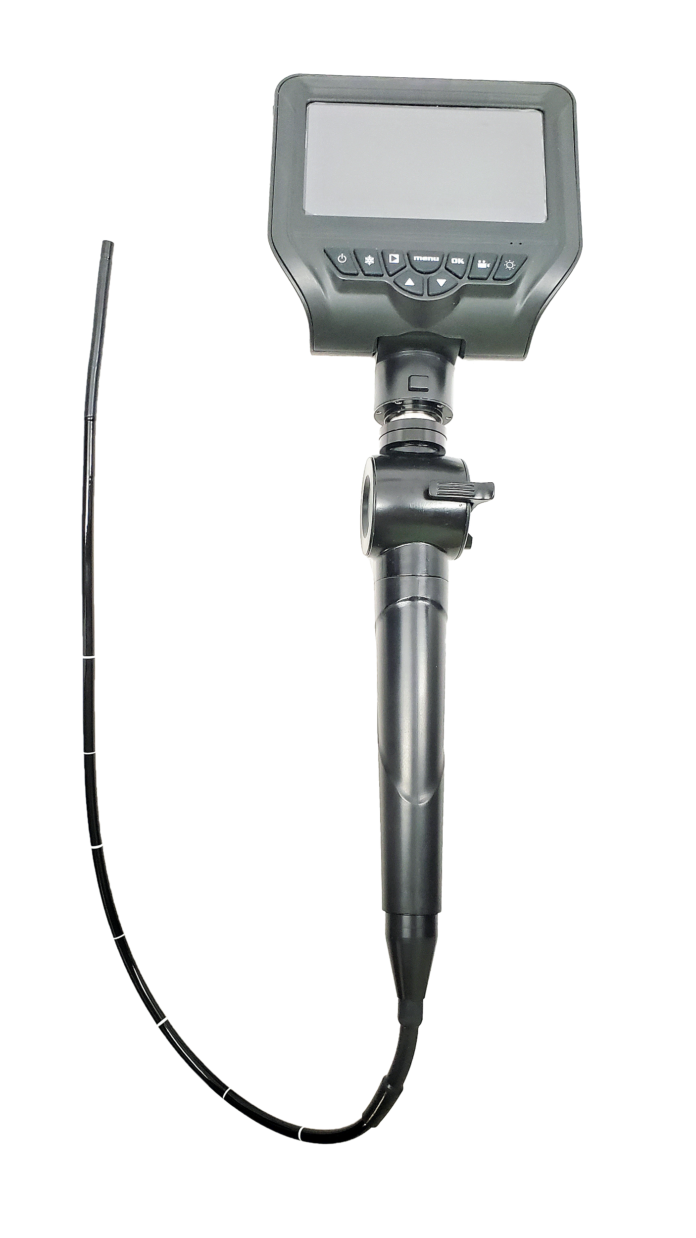 Vividia YE-2-606 Portable Veterinary Flexible 2-Way Articulating Video Endoscope with 6mm Probe and 2mm Working Channel