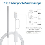 Vividia PM-85 5MP Handheld USB 300x Digital Borescope Microscope with Metal Stand and 8.5mm Diameter