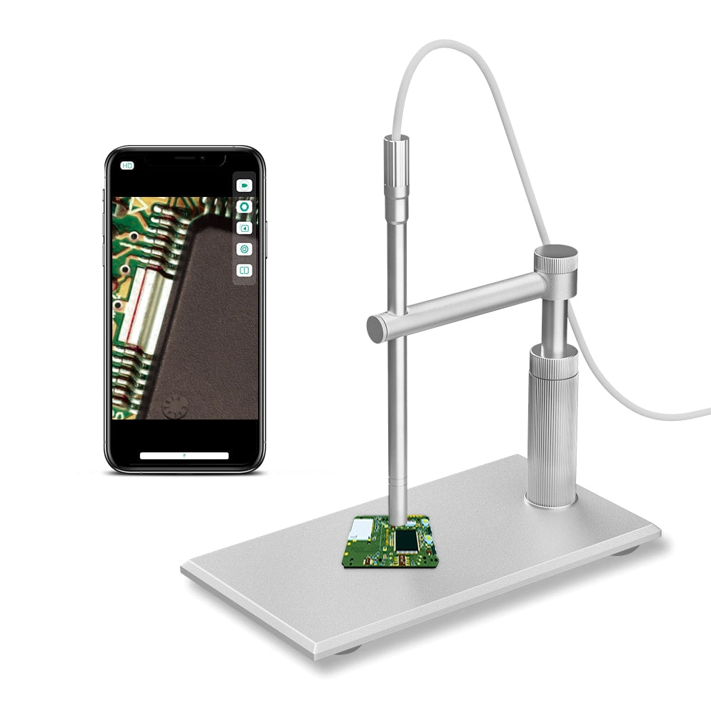 Vividia PM-85 5MP Handheld USB 300x Digital Borescope Microscope with Metal Stand and 8.5mm Diameter