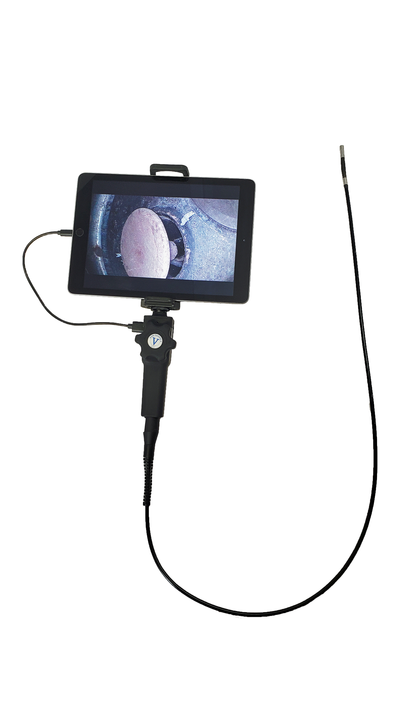 Vividia VA-855i Flexible Two-Way Articulating 1280x720 Digital Inspection Camera Borescope Videoscope with 8.5mm (0.335") Diameter 1m Long for iPhone iPad and Android Devices