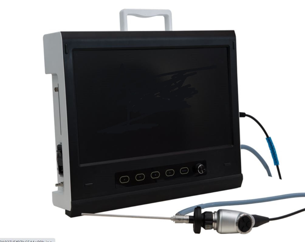 Vividia ECS-9119 Desktop All-in-One Endoscope Fiberscope Eyepiece Camera System with 19" Monitor Light Source CMOS Camera