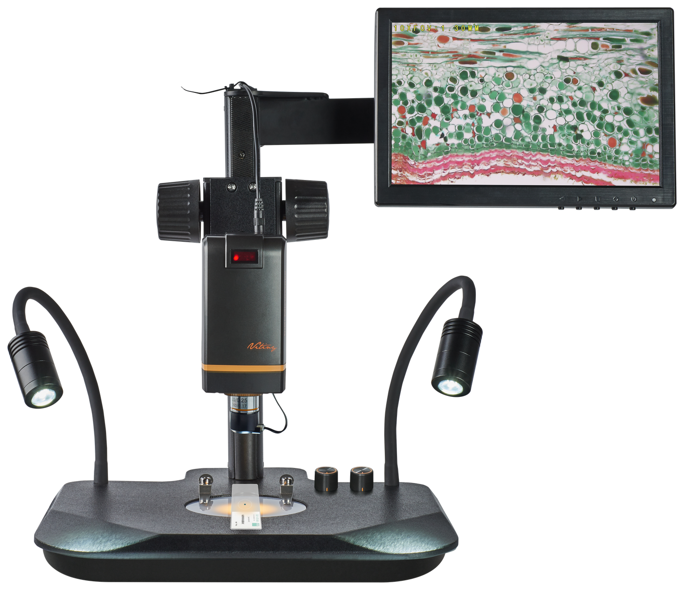 ViTiny VS-100  All-in-One Autofocus Long Working Distance Digital Microscope with 11.6" Monitor and Measurement