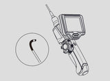 Vividia CT-4010 LCD/WiFi Flexible Two-Way Articulating Inspection Camera Borescope Videoscope with 4mm (0.16") Diameter 1.0m Long Waterproof IP67 Probe