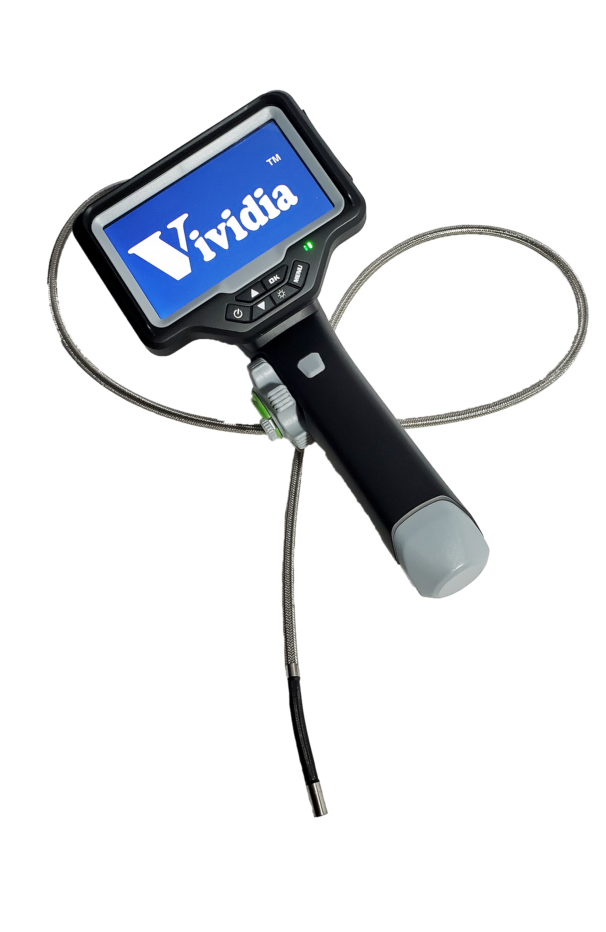 Vividia CT-6010 LCD/WiFi Flexible Two-Way Articulating Inspection Camera Borescope Videoscope with 6mm (0.236") Diameter 1.0m Long Waterproof IP67 Probe