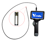 Vividia CT-3012S LCD/WiFi Side-View Flexible Two-Way Articulating Inspection Camera Borescope Videoscope with 3.0mm (0.12") Diameter 1.2m Long Waterproof Probe