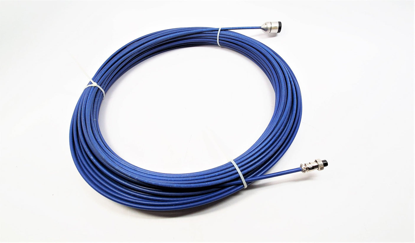 Blue 5.2mm Diameter 131 Foot / 40 Meter Long Push Rod Cable for 23mm Camera Head of VS-749, VS-749plus, VS-749B, VS-749Bplus, VS-719 Pipe Inspection Cameras