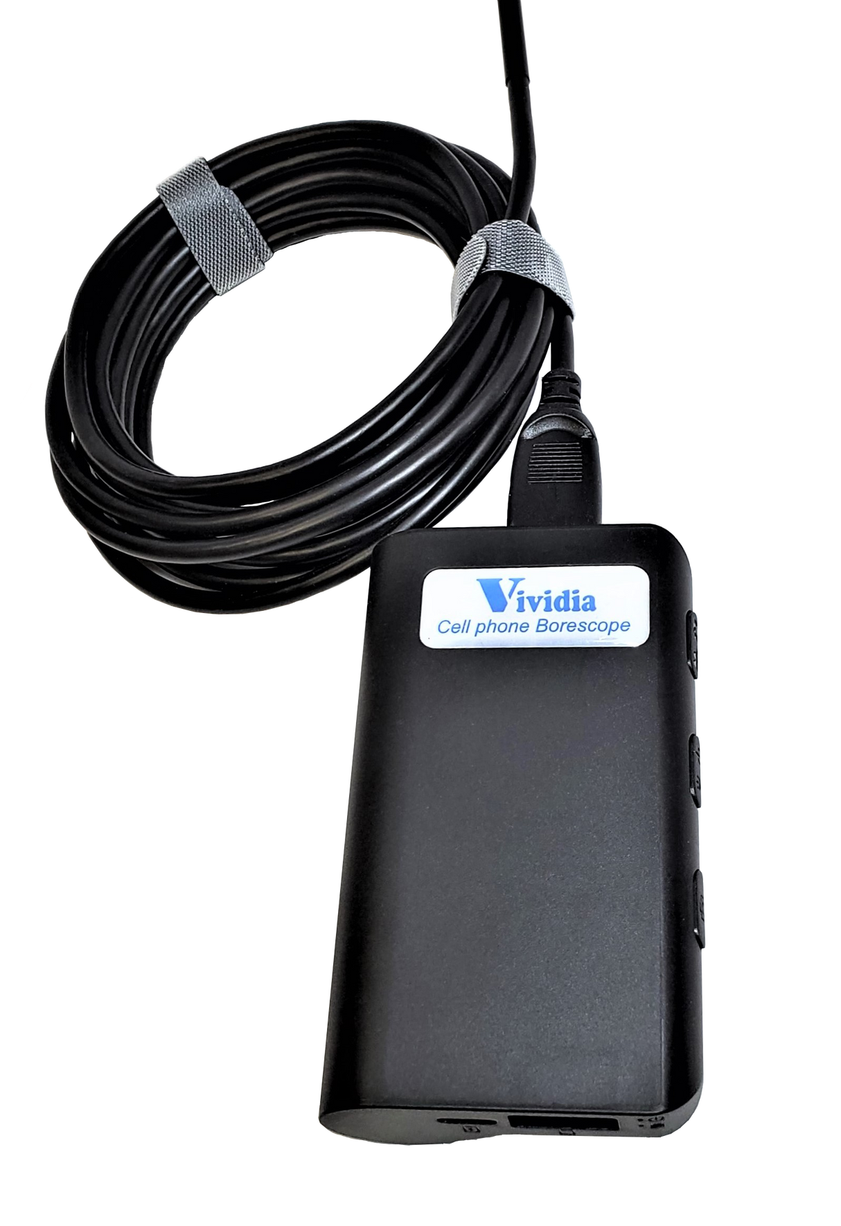 Vividia BD-5030i USB Dual Camera Video Borescope Inspection Camera with 5.0mm / 0.197" Diameter Probe 3.5 Meter / 11 Ft Long Semi-Rigid Probe for iPhone iPad and Android Devices