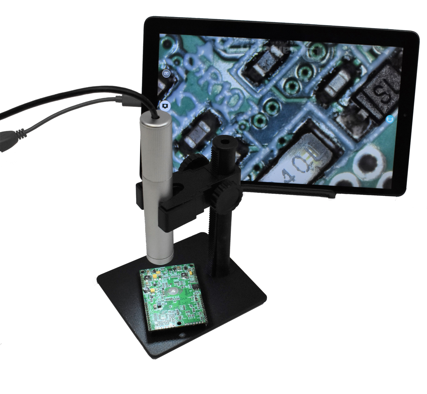 Vividia PM-190 USB Manual Focusable 12MP Digital Microscope Borescope with 500x Magnification and 19mm Diamter