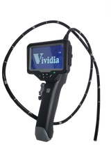 Vividia VE-2-8015 Portable Veterinary Flexible 2-Way Articulating Video Endoscope Inspection Camera with Replaceable 8mm x 1.5m Long Polyethene Probe