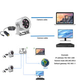 Vividia UWC-8905i Underwater Inspection and Monitoring IP Camera 10 Meter Flexible Cable and Network Video Recorder