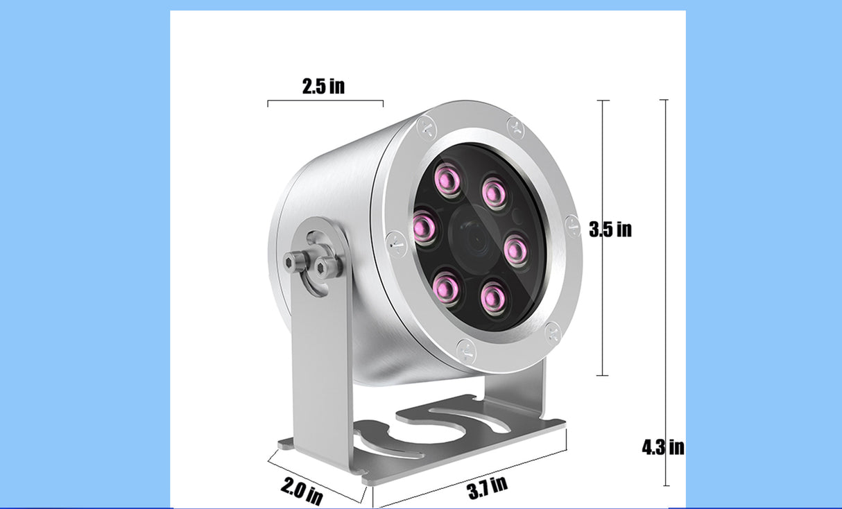 Vividia UWC-8905i Underwater Inspection and Monitoring IP Camera 10 Meter Flexible Cable and Network Video Recorder