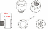 Vividia UWC-5705 Underwater Inspection Monitoring Camera 5MP Resolution for Max. 500m Underwater Depth