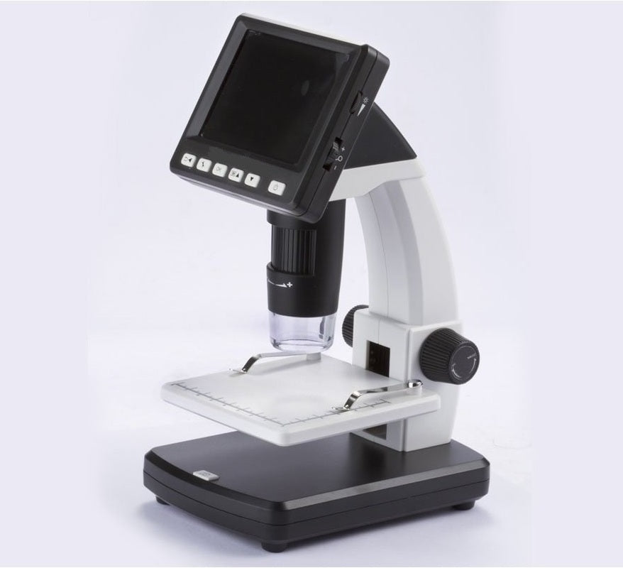 Vividia LM-038 Stand-Alone 3.5-inch LCD Digital Microscope with 500x Magnification and 5MP Resolution