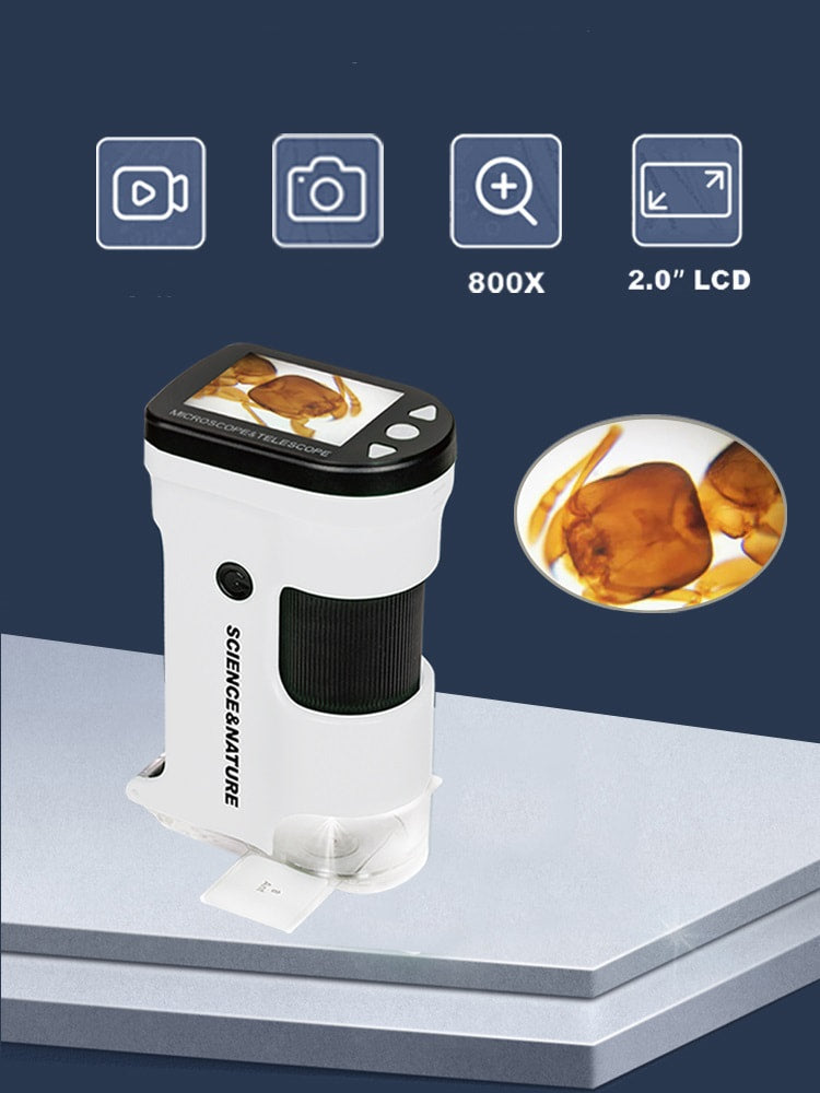 Vividia MM-200 Mini LCD & USB Portable Pocket Digital Microscope 2" Screen