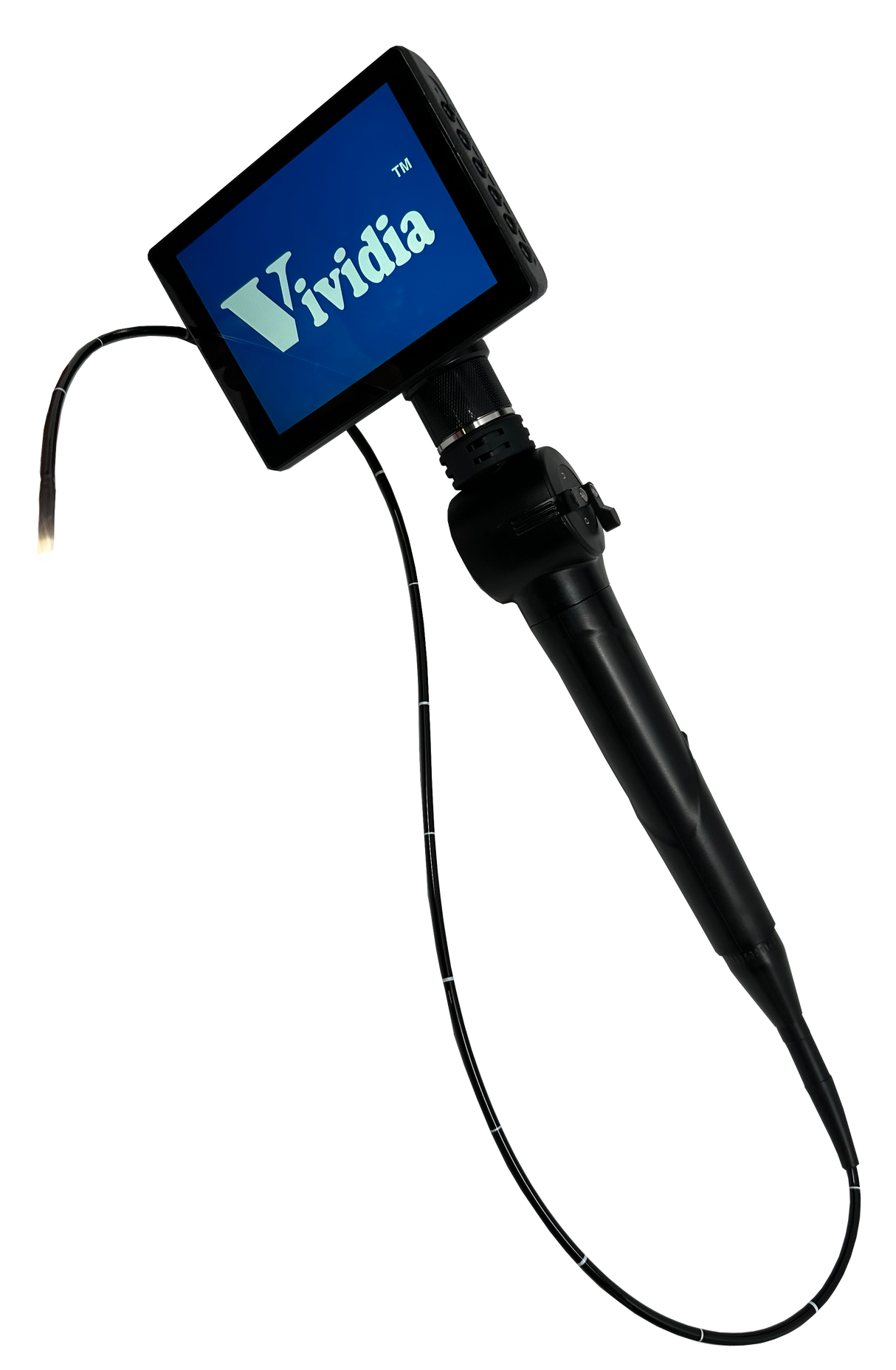 Vividia YE-2-608 Portable Veterinary Flexible 2-Way Articulating Video Endoscope with 6mm Probe and 2mm Working Channel