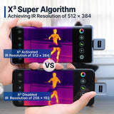 Thermal Eye XH09 Thermal Camera Bundle with Handgrip for Smartphones