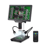 Vividia HM-410 HDMI/LCD/USB Digital Manual Focus Microscope with 10" LCD Screen 4MP Resolution 350x Magnification