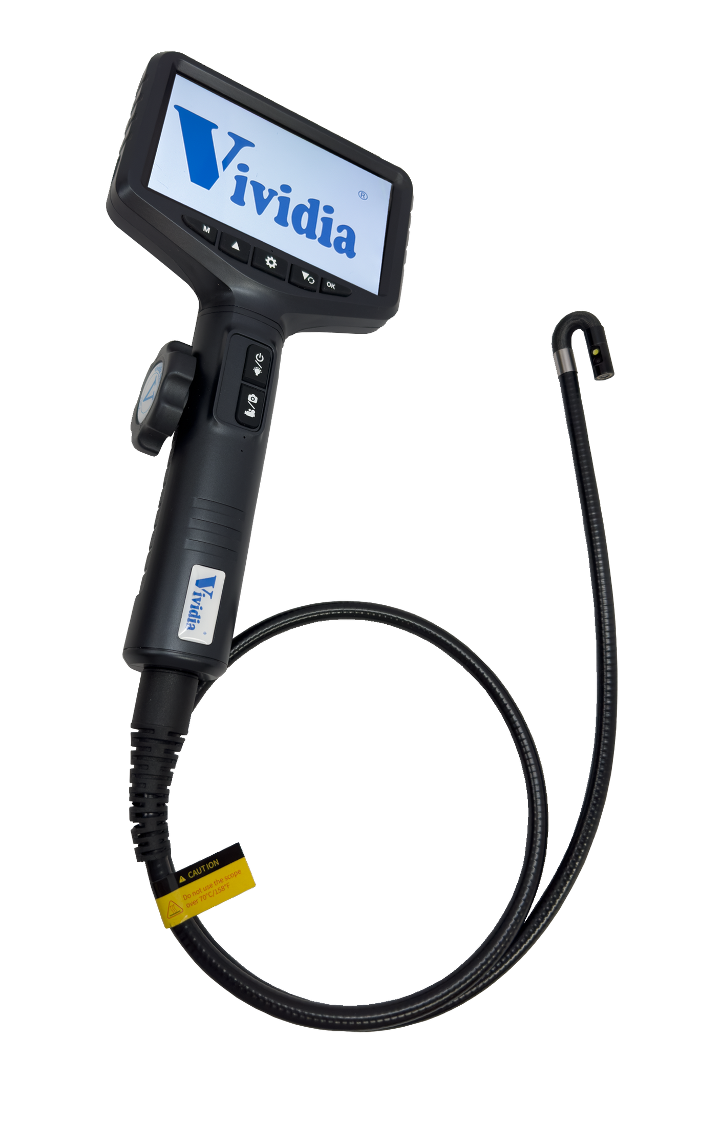 Vividia VA-850D / BD-2-8510 LCD 2-Way Articulation Semi-Rigid Dual-Camera Borescope with 8.5mm Diameter Dual-Camera Head