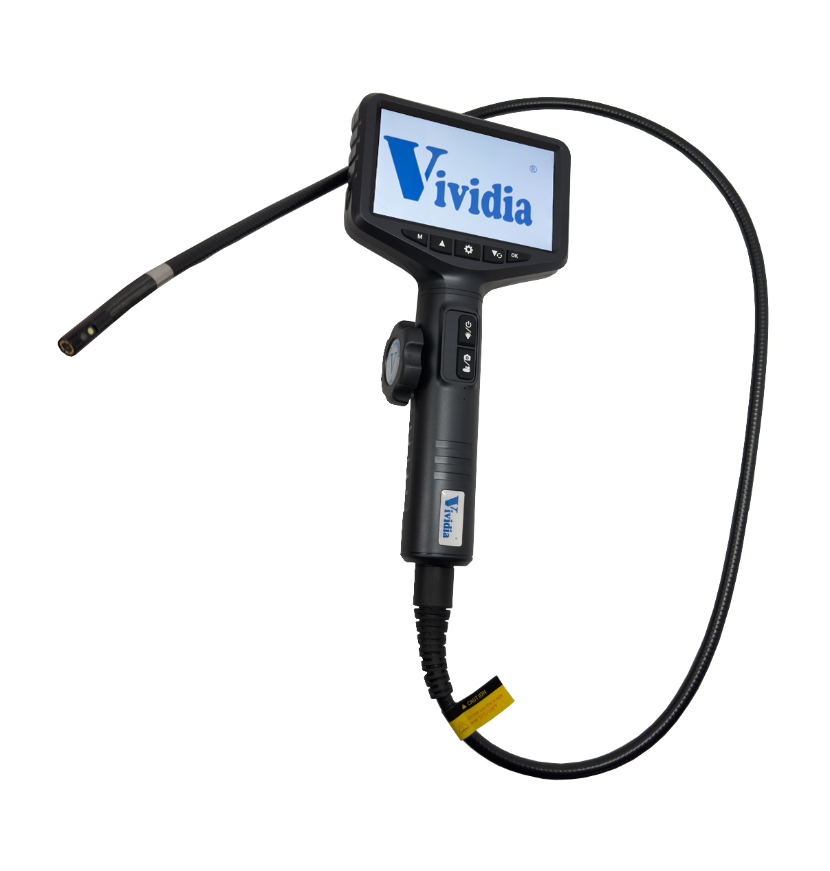 Vividia VA-850D / BD-2-8510 LCD 2-Way Articulation Semi-Rigid Dual-Camera Borescope with 8.5mm Diameter Dual-Camera Head